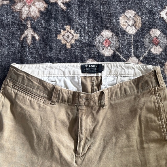 Filson Men's Khaki Chinos